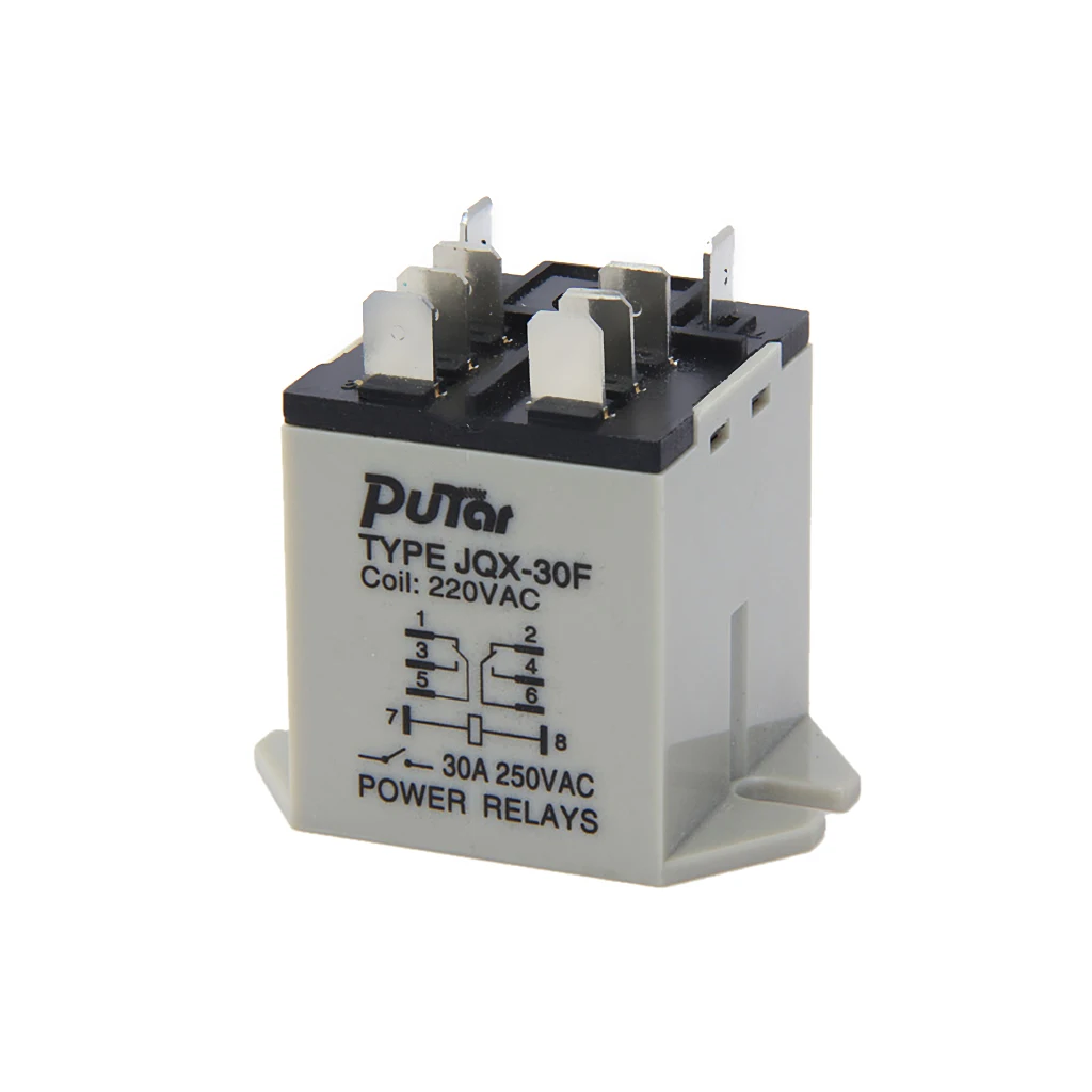 JQX-30F 30A Power Relay 220V AC 8 Pins Plug In Type Motor Control