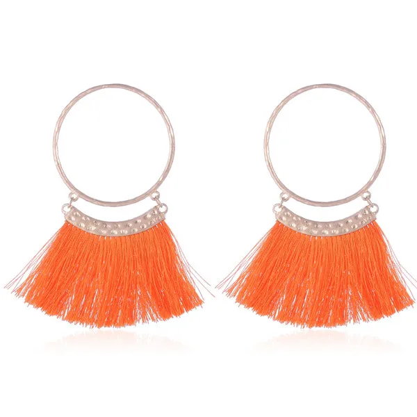 Lzeshine fashion bohemian ethnic fringed tassel earrings for women Lzeshine fashion bohemian ethnic fringed tassel earrings for women