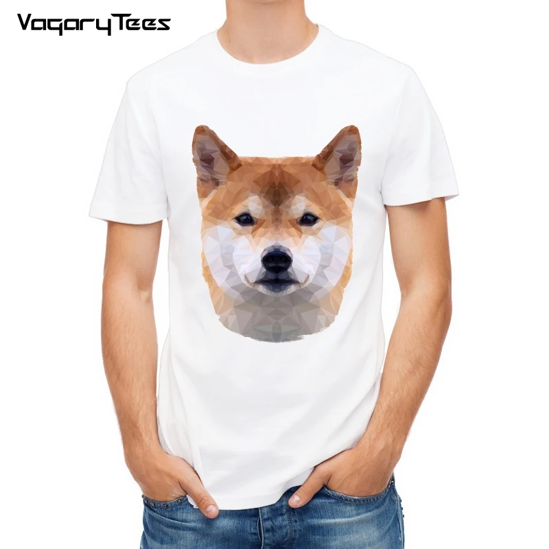 Us 718 52 Offvagarytees 2019 Menwomen Print Funny Head Doge Shiba Inu White T Shirt Short Sleeve O Neck Harajuku Fitness Funny Tshirt In T Shirts
