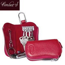 Новинка, Повседневный Кошелек из натуральной коровьей кожи, кошельки для ключей от машины, модные женские кошельки, высококачественные кошельки для женщин