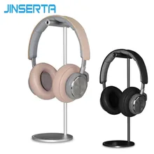 JINSERTA Headphone Holder Aluminum Fashion Design Headphones Stand Headset Desktop Stand Hanger with Solid Base