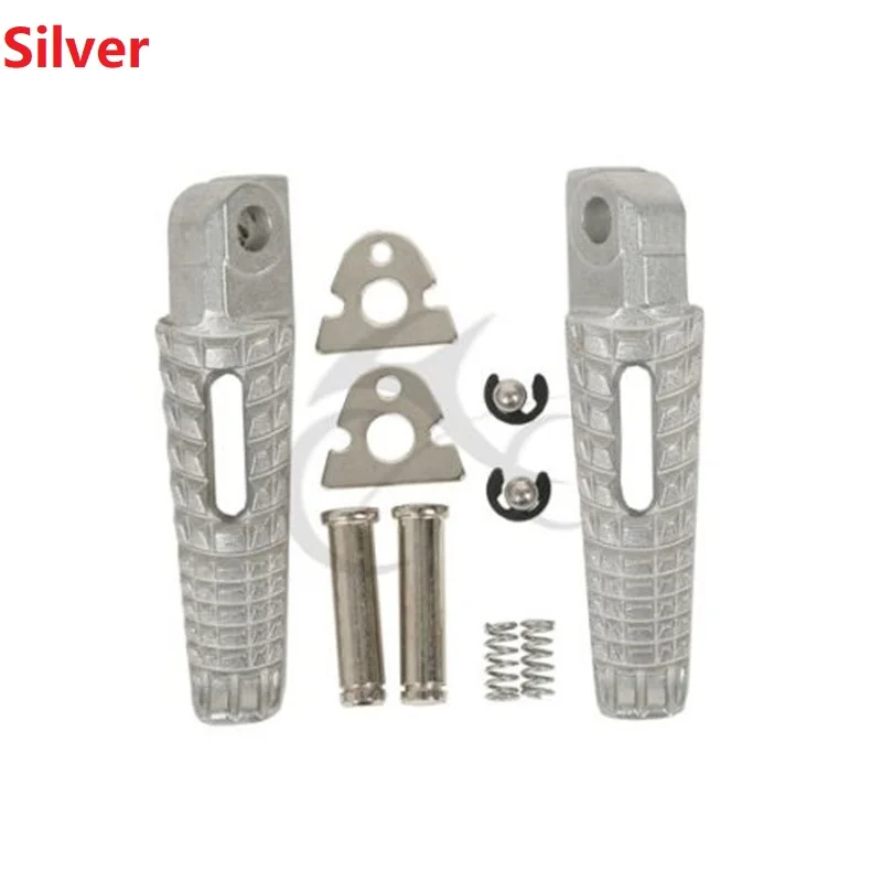 

Rear Footrests Foot pegs For Suzuki GSXR600 GSXR750 GSXR1000 GSXR B-KING 02-17 Silver Black Matt Black Motorcycle