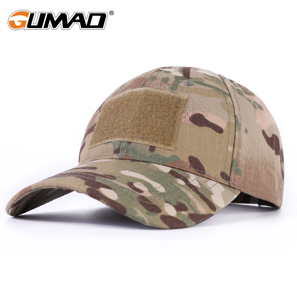 Открытый Мультикам камуфляж Регулируемый Кепки сетки Tatical в стиле милитари Airsoft Охота Пеший Туризм Кепка баскетболиста Hat - изображение