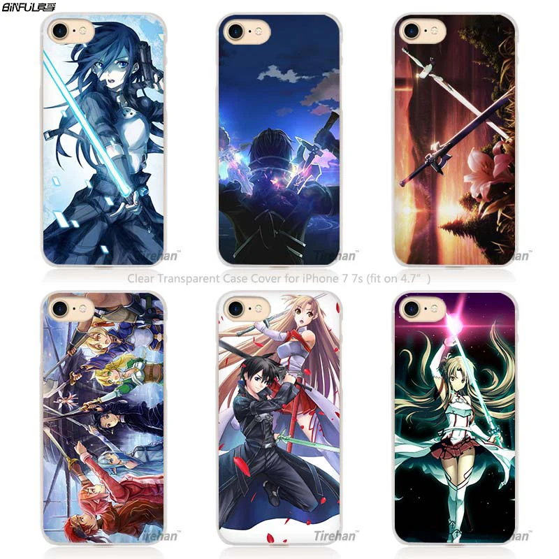 BiNFUL Sword Art Online SAO Anime Manga Hard Transparent