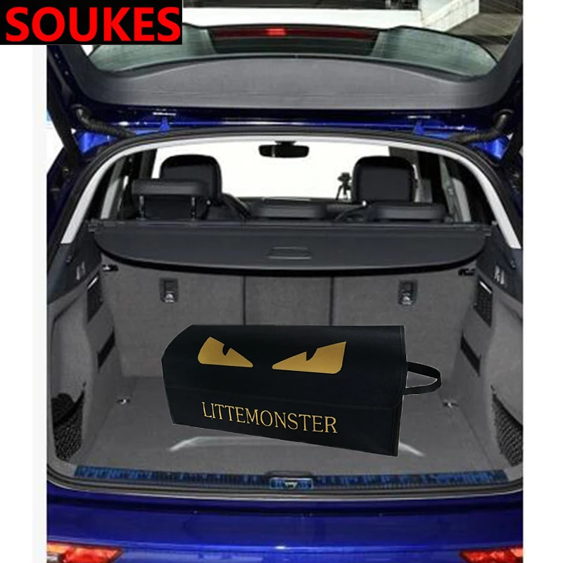 

Little Devil Ben Bear For Volvo S60 V70 XC90 Subaru Forester Peugeot 307 206 308 407 Car Trunk Storage Box Organizer
