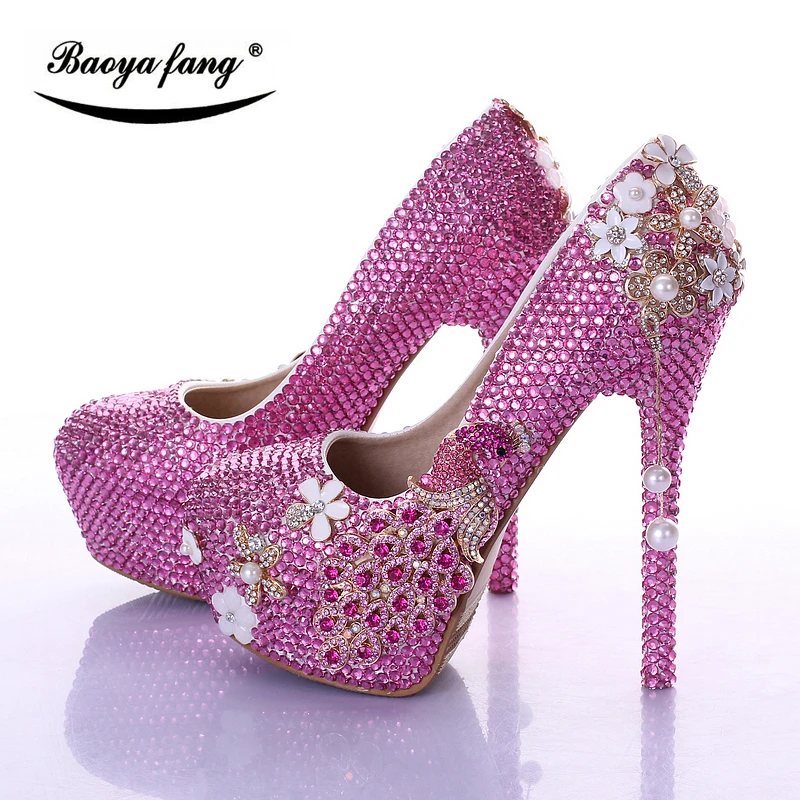 fuschia wedding shoes