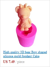 Форма для маленькой девочки 3D обратная сахарная форма Пищевая силиконовая форма для мыла Свеча Полимерная глина форма для украшения тортов инструменты FT-0968