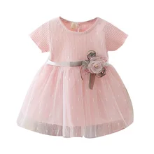 OKALDY 2019 Summer Baby Girls Dress Cute Sweet Bebe Girls Yarn Dresses Infant Girl Dress 0-3T Pink Princess Dress Toddle Girl OKALDY 2019 Summer Baby Girls Dress Cute Sweet Bebe Girls Yarn Dresses Infant Girl Dress 0-3T Pink Princess Dress Toddle Girl