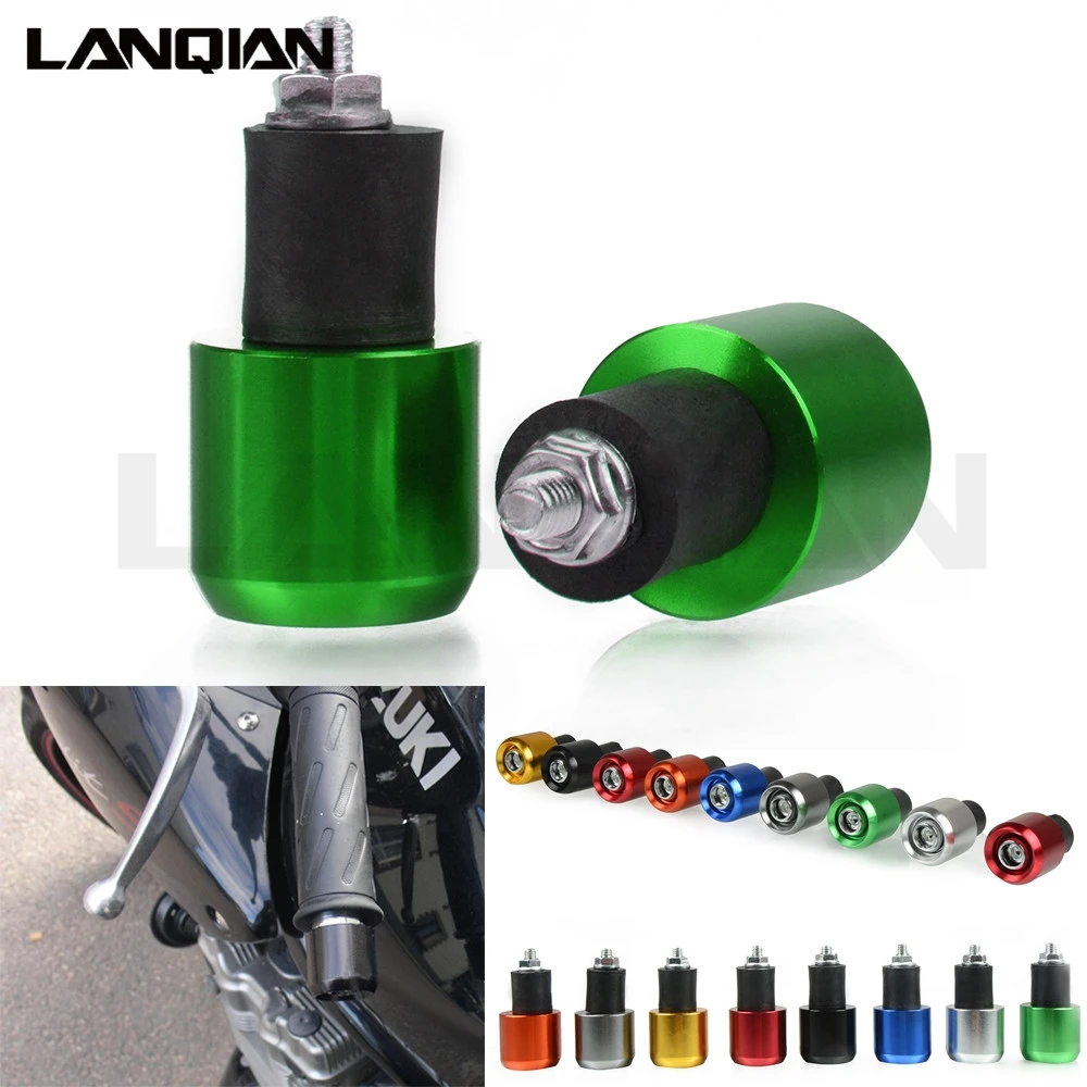 

Motorbike Handlebar End Plug Slider Motorcycle 7/8'' Handle Bar Cap Cover For KAWASAKI NINJA 250R ZX6R 636 ZX 10R 7R 9R 12R 14R