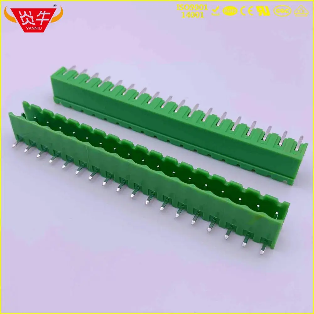 

KF2EDGR-5.08-18P 2EDGR 5.08mm 18PIN PCB OPEN RIGHT ANGLE CONNECTOR PLUGGABLE PLUG-IN TEMINAL BLOCK MSTB 2,5/ 18-G-5,08 - 1759237