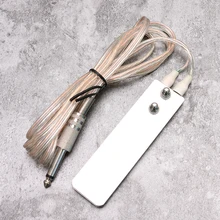 Мини из нержавеющей стали ножной переключатель контроллер татуировки питания машина ножной переключатель с 5 футовым зажимом шнур аксессуары для татуировки