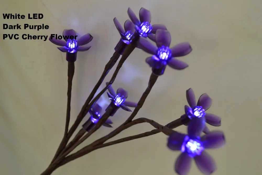 64 шт. цветное Вишневое светодиодный из ПВХ 70 см|cherry blossom flower|cherry blossomflower flower |
