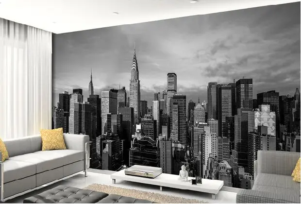 New York City Wall Mural Bedroom