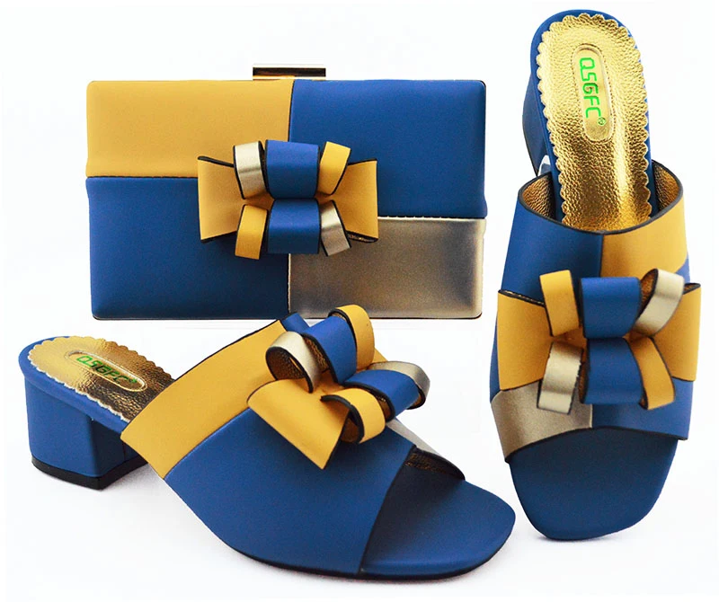 Bas Danse Pantoufle Couleur Jaune De Mis Chaussures Bleu Royal Talon 6 Et Sb8346 2019 Sac Embrayages Assorti qf8Pp7FnW