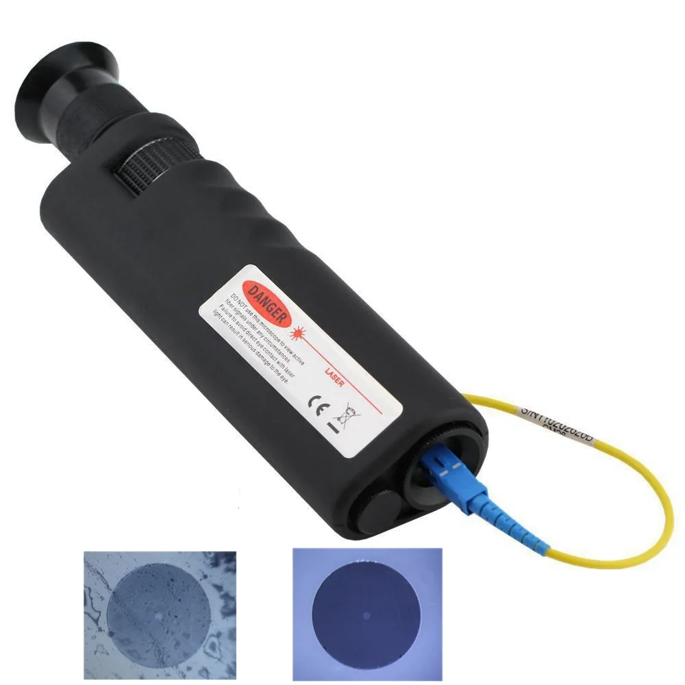 

400X Optical Fiber Microscope with 1.25mm and 2.5mm Adapter