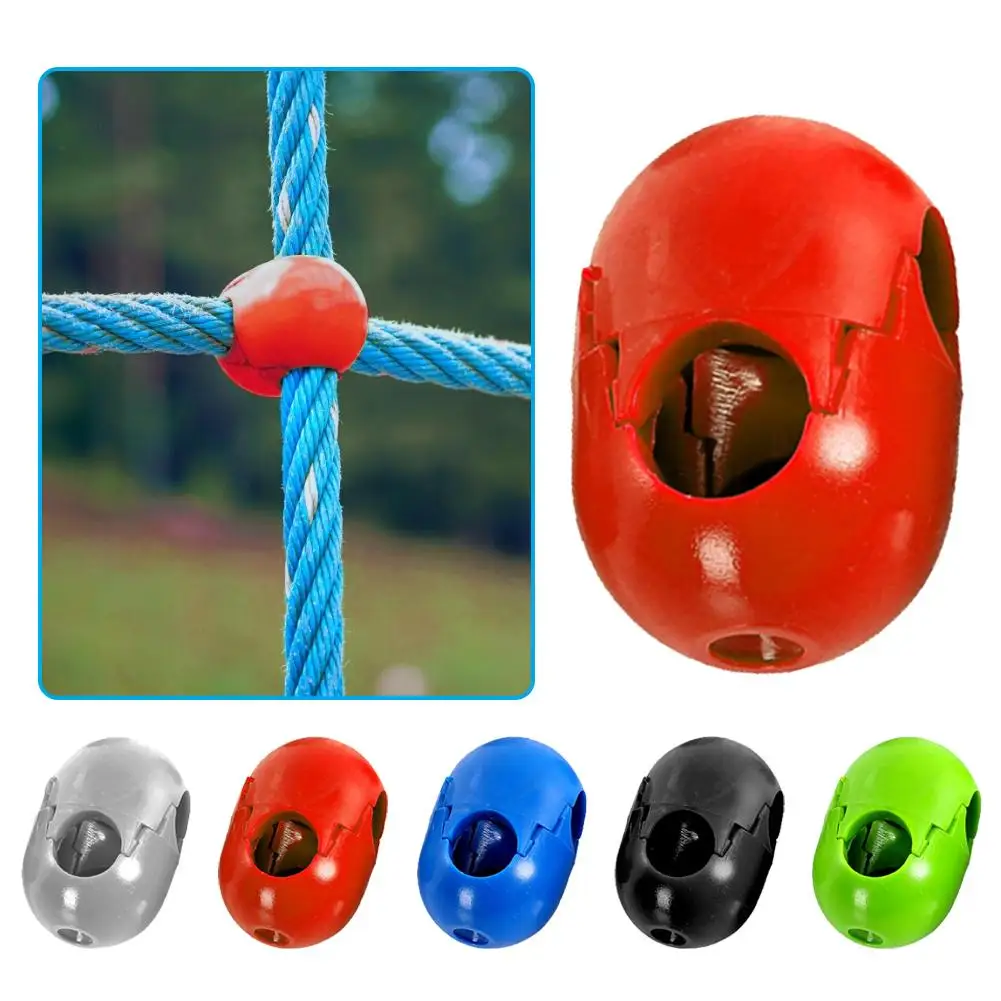 

5Pcs Climbing Rope Net Crawling Buckle Plastic Connector Climbing Accessories For Outdoor Amusement Swing Climbing Rope Parts