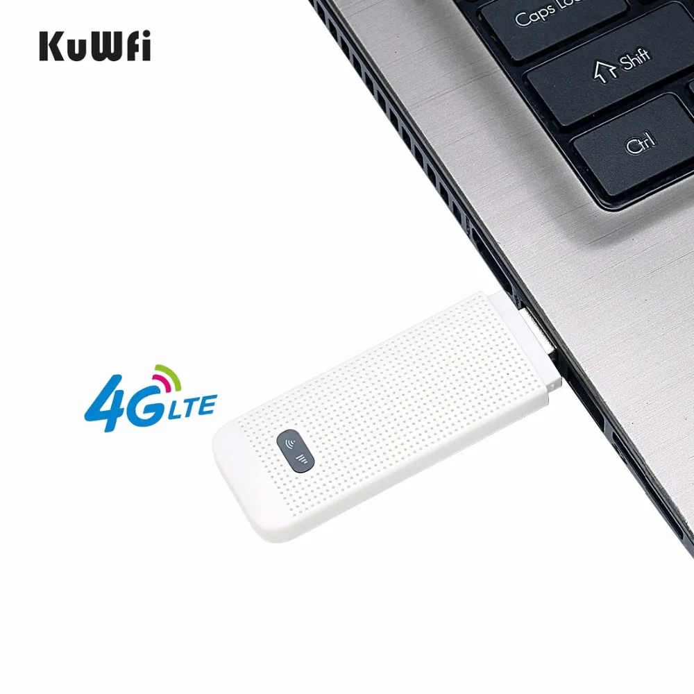 KuWfi разблокированный 4G Wifi роутер USB беспроводной WIFI модем LTE сетевой ключ точки