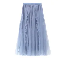 Повседневная Женская длинная юбка, юбки для девочек, весна, Ретро стиль, французская юбка для девочек, Прямая с фабрики, 9911