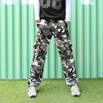 

summer style military pants camouflage cargo pants men's fashion multi-pocket pants overalls camouflage trousers