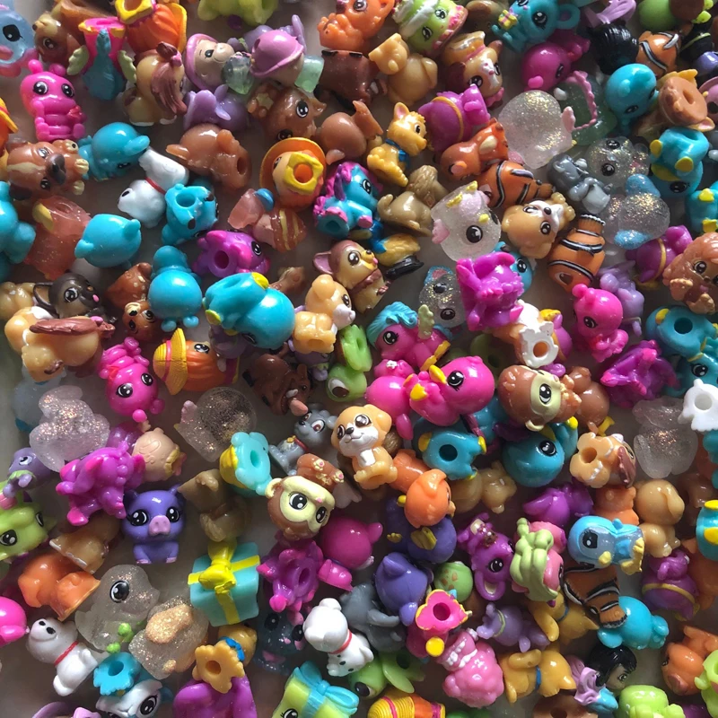 

50 pcs/lot Soft SQUINKIES Cartoon Size 3CM about 10 Styles Random Mixed Styles