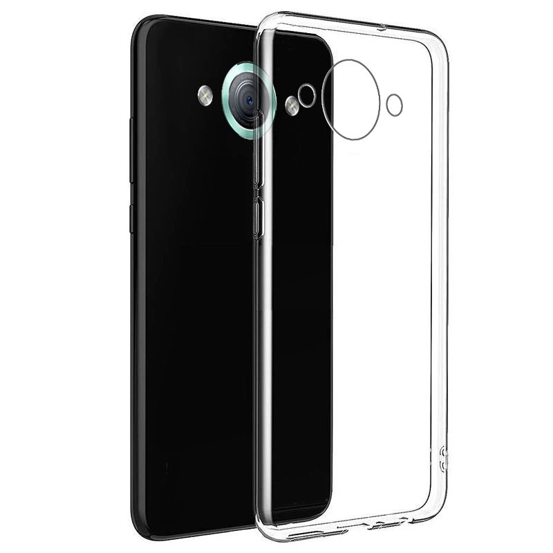 Прозрачный мягкий прозрачный полуобернутый чехол для MEITU M8|Бамперы| |