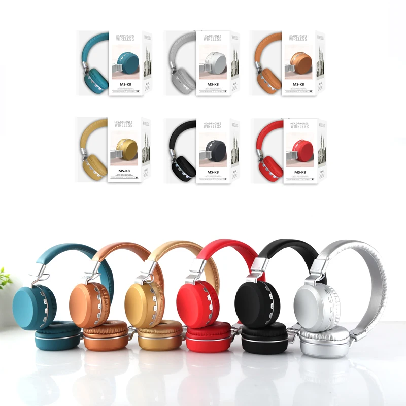 Original K8 bluetooth headphones with microphone wireless headset bluetooth for Iphone Samsung Xiaomi headphone