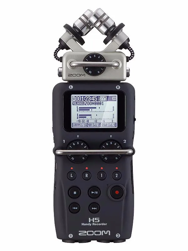 

In stock ZOOM H5 professional handheld digital recorder Four-Track Portable Recorder H4N upgraded version Recording pen