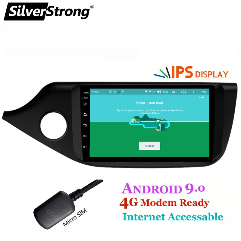 Flash Deal SilverStrong Android9.0 IPS Car Radio For KIA Ceed Android 2012-2016 Cee
