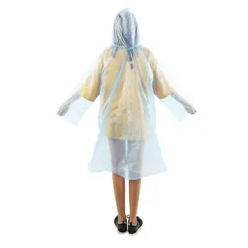 

1pcs Disposable Raincoat Adult Emergency Waterproof Hood Poncho Travel Camping Must Rain Coat Unisex