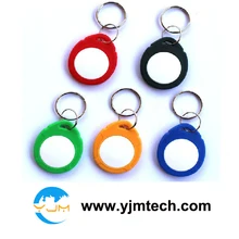 100 шт./лот YJ-ABS06-T57 ISO 18000-2 T5577(Atmel) Близость ID 125 KHZ RFID ABS записи брелок брелков keytags