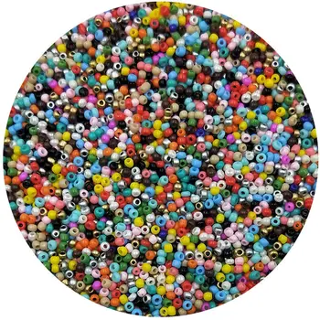 

New 1000pcs 2mm Crystal Spacer Czech Glass Seed Beads For Jewelry Making Earring Necklace Bracelet Charms DIY