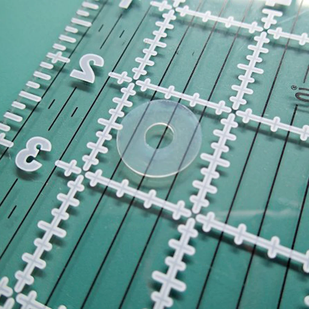 15 Pieces/set Silicone Quilting Ruler Grip-True Grips -Non Slip Adhesive Rings DIY Apparel Sewing Threads -Clear