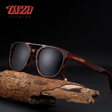 20/20 Марка Моды Поляризованные Путешествия Женщины Мужчины Солнцезащитные Очки Унисекс Ацетат Классические Солнцезащитные Очки Вождения Очки cuculos AT8031