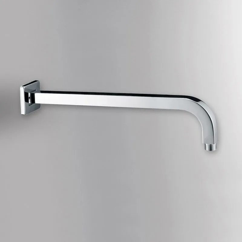 Wall mounted 420mm Chrome brass Shower head Arm holder square Fixed