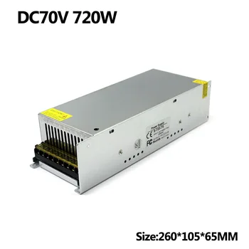 

Universal Power Supply Switch DC 70V 10.3A 720W Driver Transformer 220V AC TO DC70V SMPS for Stepper Motors CNC Router Machinery