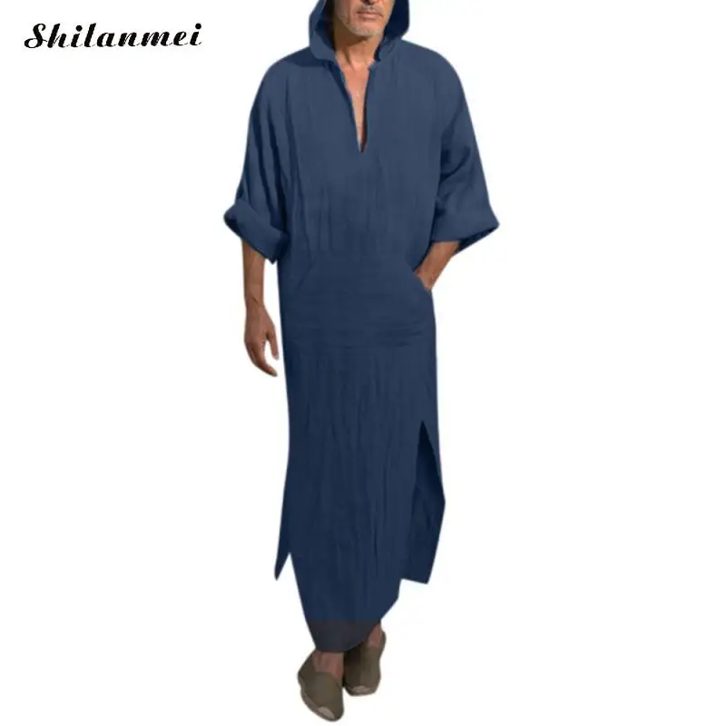 2019 мусульманская модная мужская одежда из мусульманской ткани с длинным рукавом