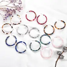 Новое поступление, Модный богемный сережки, Черепаховые круглые сережки-гвоздики, круглые сережки из смолы для женщин, элегантный дизайн, ювелирное изделие