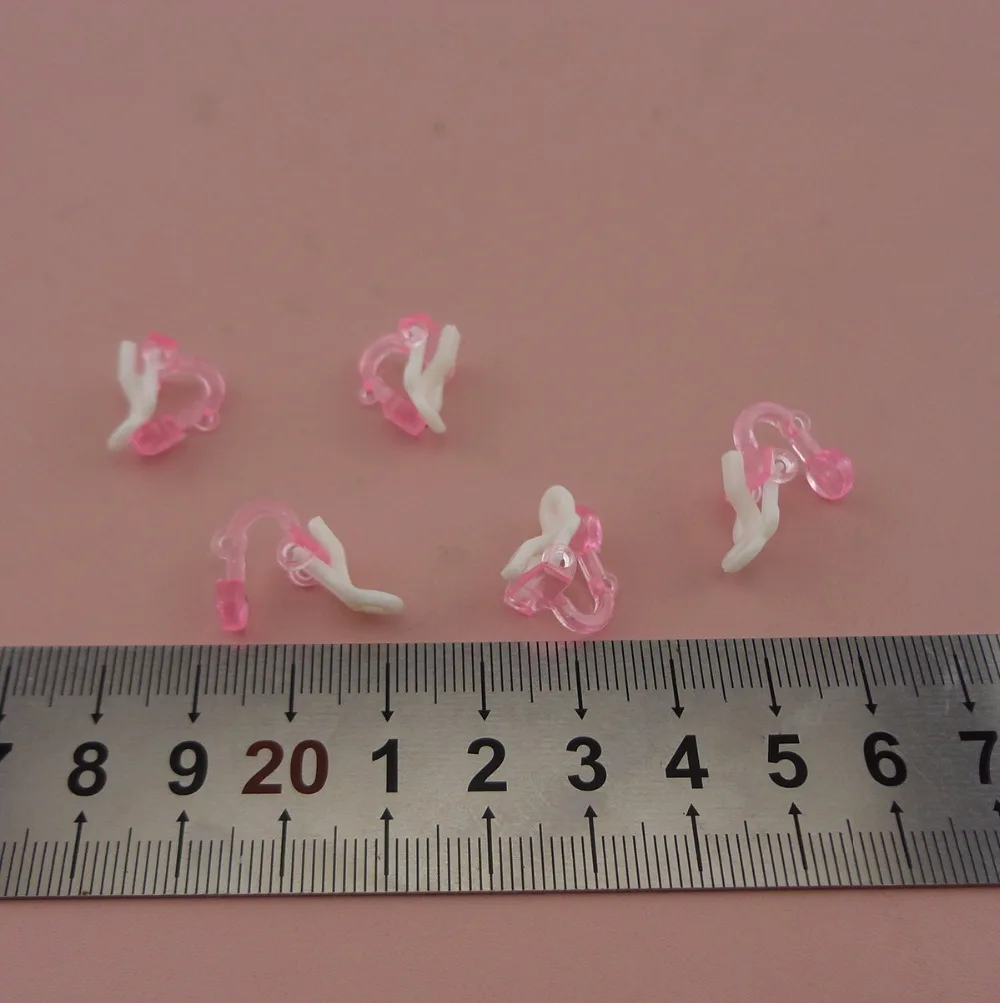 200 шт милые прозрачные розовые, белые пластиковые детские заколки серьги DIY материал для бижутерии, Детские бутики орнамент вещи оптом