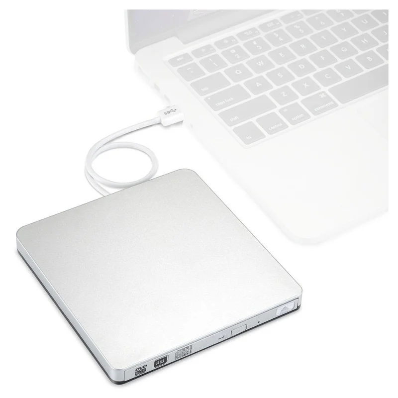 Внешний тонкий USB 3,0 DVD горелка DVD-RW VCD CD RW привод горелки Привод Superdrive портативный для Apple Mac MacBook Pro Air iMac PC