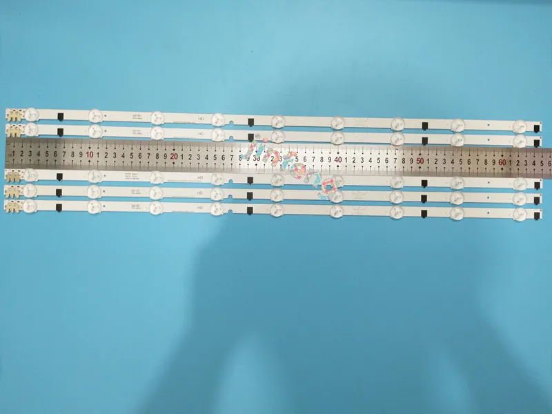 Striscia Della Lampada Della Lampadina Di 10Pcs X 32 Inch Led Per Samsung 32 ''Tv Ua32F4088Ar 2013Svs32H D2Ge-320Sc0 9-Leds 650Mm