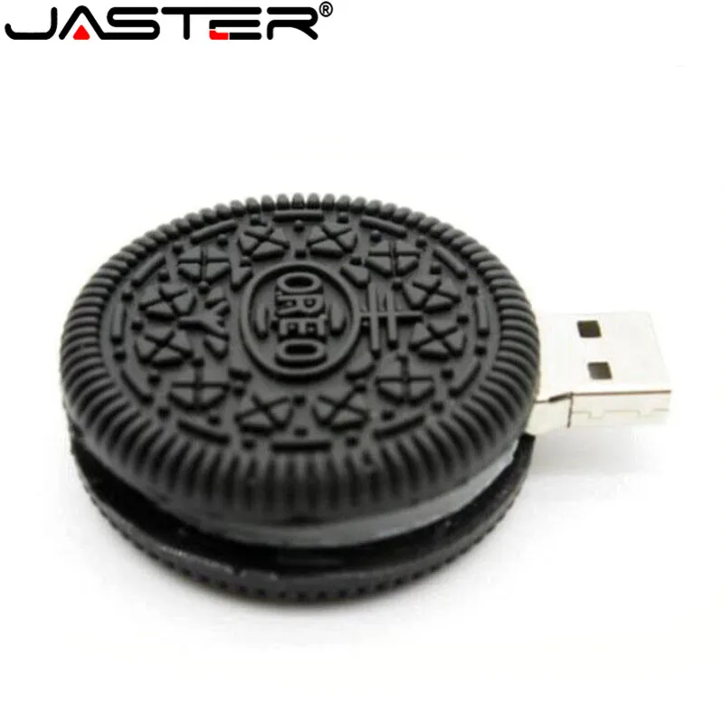 

JASTER food cookie pendrive 4GB 8GB 16GB 32GB 64GB Oreo Biscuit Model USB flash drive 2.0 memory stick U disk gift Free shipping