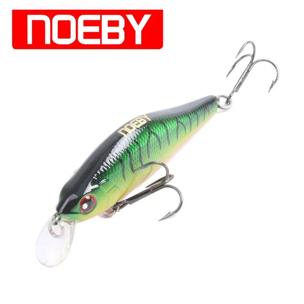 Leurre De Pêche Noeby NBL9106 – Poisson Nageur 8cm 7g Flottant, Bruiteur – Mer