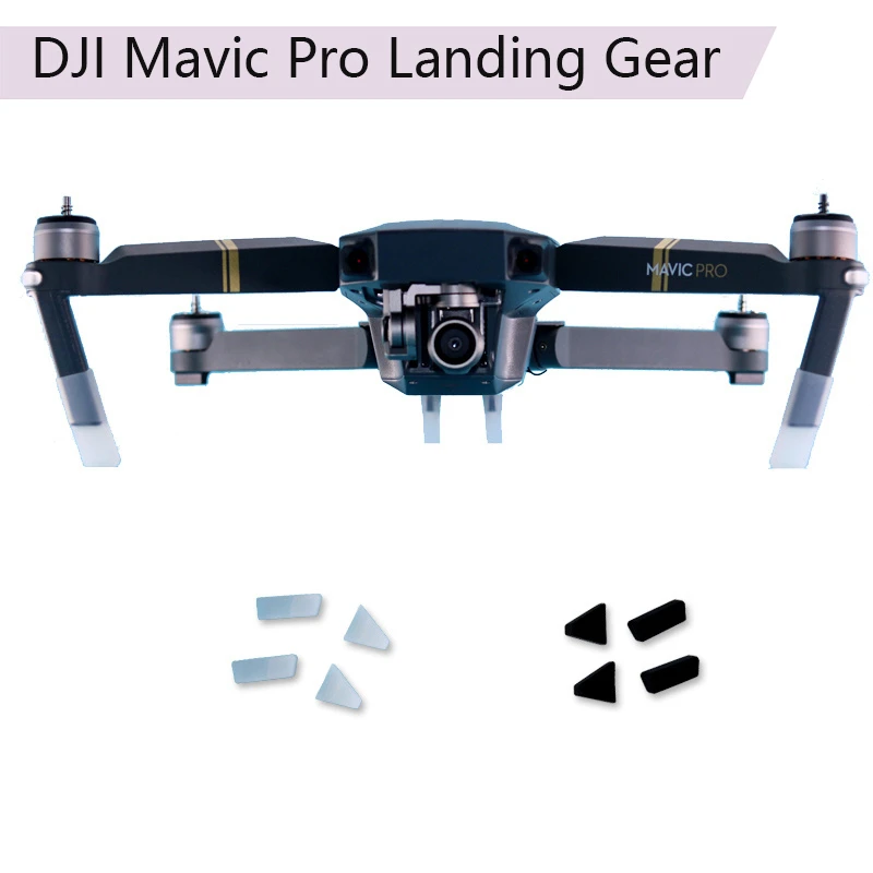 4 Pcs Soft Silicone Landing Gear Kits For Dji Mavic Pro Platinum Drone Protective Leg Heightened Extender Protector Case Cover Landing Gear Aliexpress