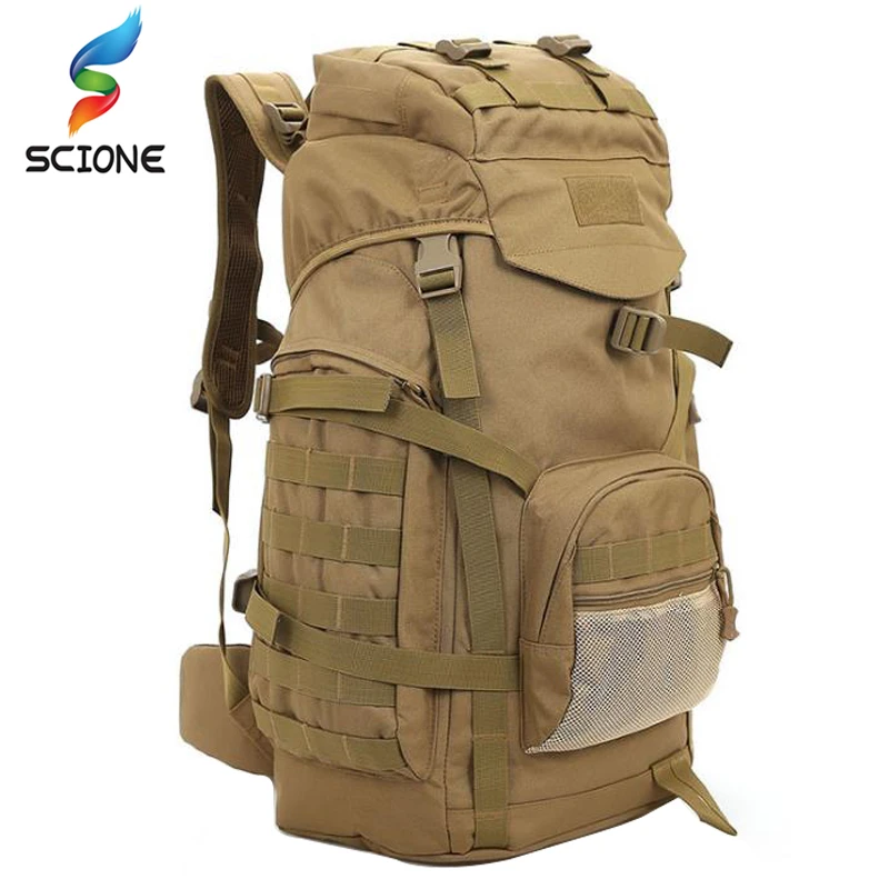 60l Outdoor Tactical Backpacks Military Bag Men Mountainteering Large