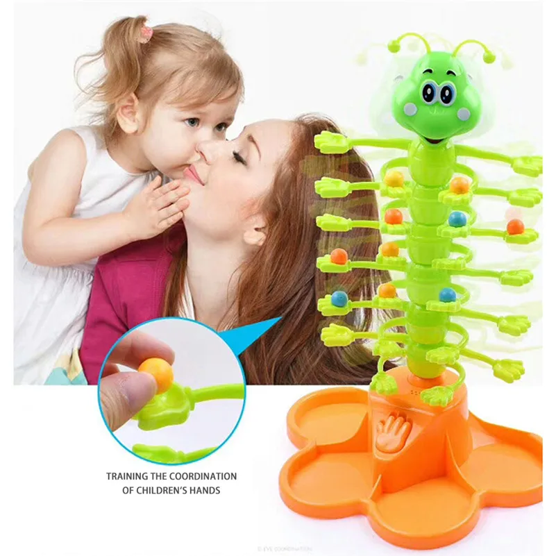 

Competitive Electric Wiggle Worm Desktop Game Family Party Screaming Tricky Toy gift toy for children D4