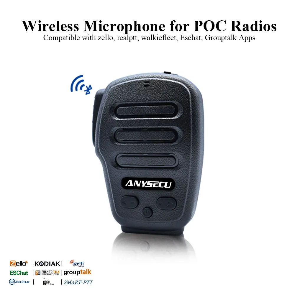Bluetooth микрофон B03 Android и IOS микрофон для zello mic Walkiefleet радио микрофон PTT4U пульт дистанционного управления громкой связи