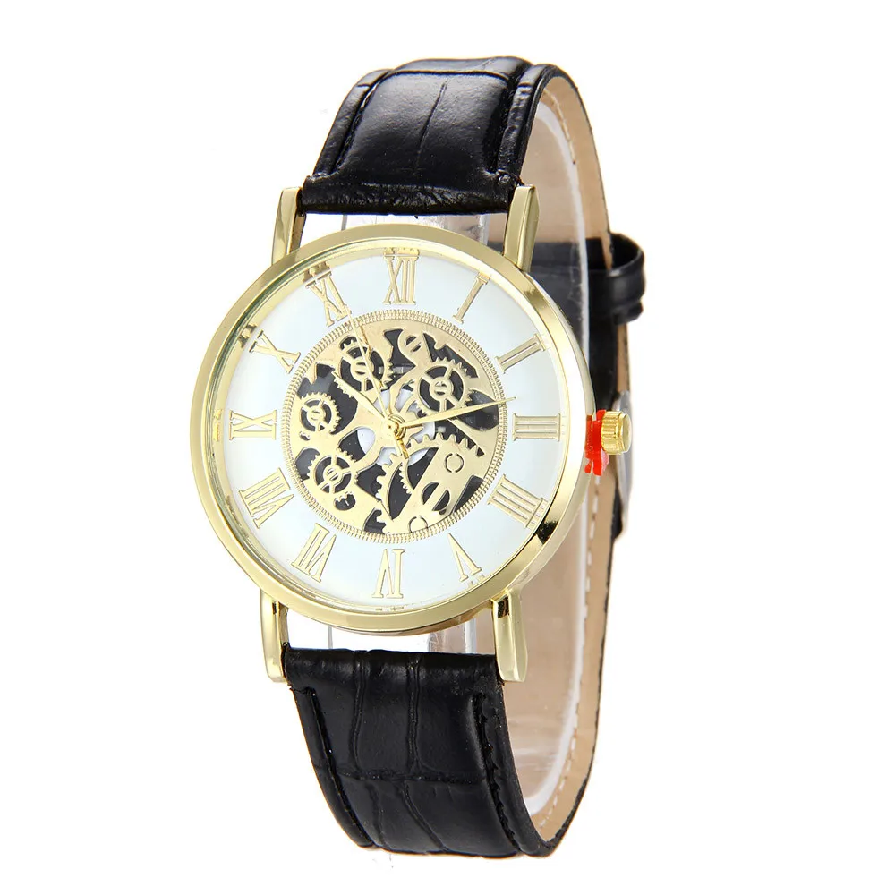 

Mens Watches Top Brand Luxury Mechanical Watch Hollow Out Relogio Masculino Discount Leather Band Military Army Male Clock