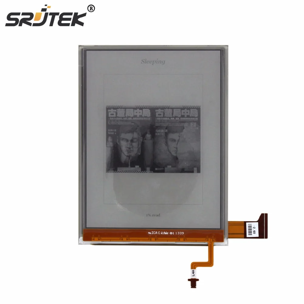 Srjtek 6 "часть для ED068OG1 ED0680G1 KOBO Aura H2O электронная книга ЖК-дисплей с кабелем задней