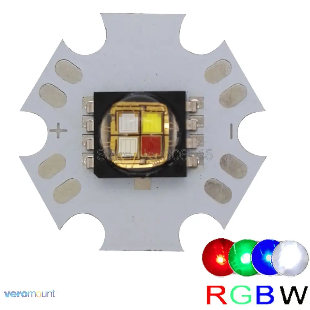 10 вт Cree XLamp MC E MCE RGBW RGB + белый светодиодный эмиттер лампа на 20 мм Star PCB Board|led emitter|cree