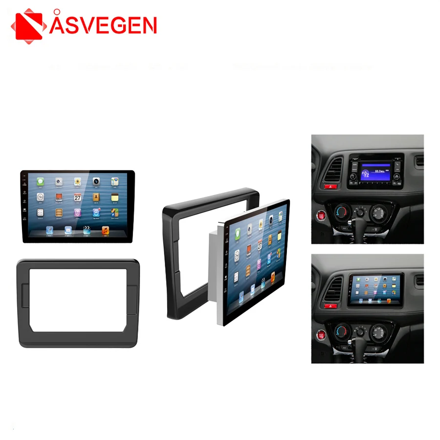 Asvegen Car Radio Facia Fascia Surround Adaptor Plate Panel Car Radio